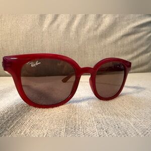 Ray-Ban Red Sunglasses Classic Wayfarer Style